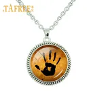 Ожерелье TAFREE Skyrim с таинственными нотками темного братства, стеклянные драгоценные камни, ожерелье с подвеской на руку для мужчин и женщин, ювелирные изделия в подарок HD13