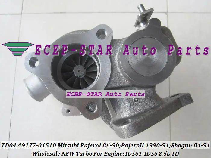 TD04 49177 01510 01511 турбокомпрессор с масляным охлаждением для Mitsubishi Pajero L200 L300 Delica Shogun