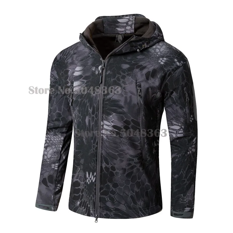 jacket9 Мужская Флисовая Куртка TAD V4.0, водонепроницаемая армейская куртка, верхняя одежда, худи для охоты, кемпинга - Цвет: jacket9