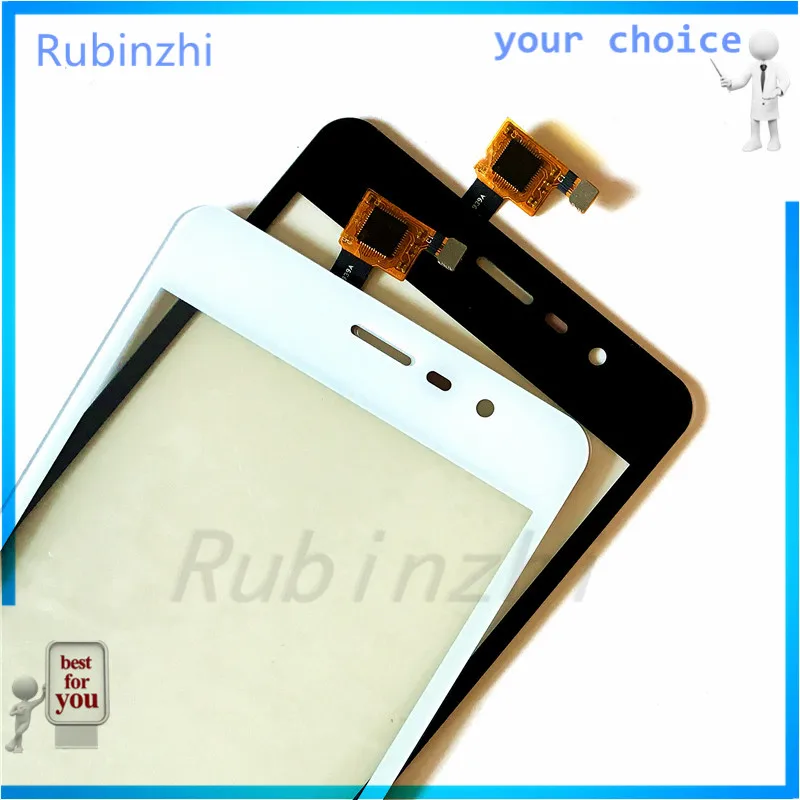 RUBINZHI Moible сенсорный экран для телефона Передняя стеклянная линза дигитайзер Infinix