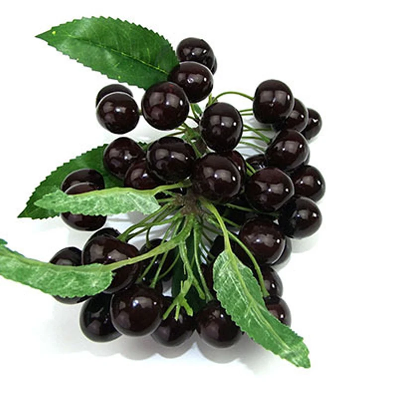 Высокое качество искусственные фрукты шампур поддельные моделирование ян Мэй личи яблоко черника Longan модель Орнамент Ремесло фотографии реквизит