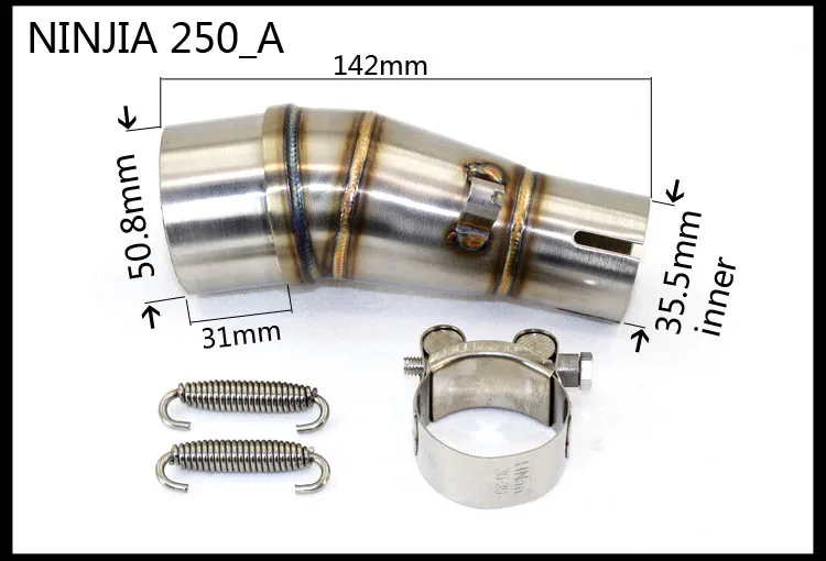 Выхлопная труба из нержавеющей стали для мотоцикла Kawasaki NINJA 250|motorcycle exhaust pipe|motorcycle