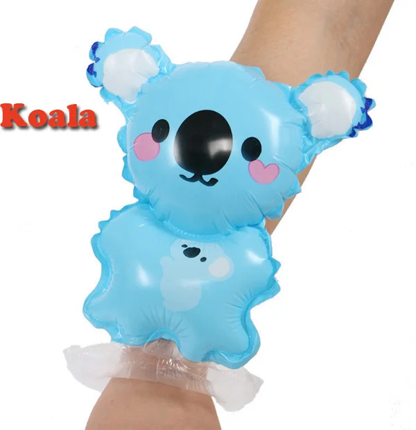 Koala 50 шт./лот воздушный шар на запястье Детские вечерние принадлежности, подарок на день рождения браслет мультфильм животных классическая игрушка воздушные шары - Цвет: Koala