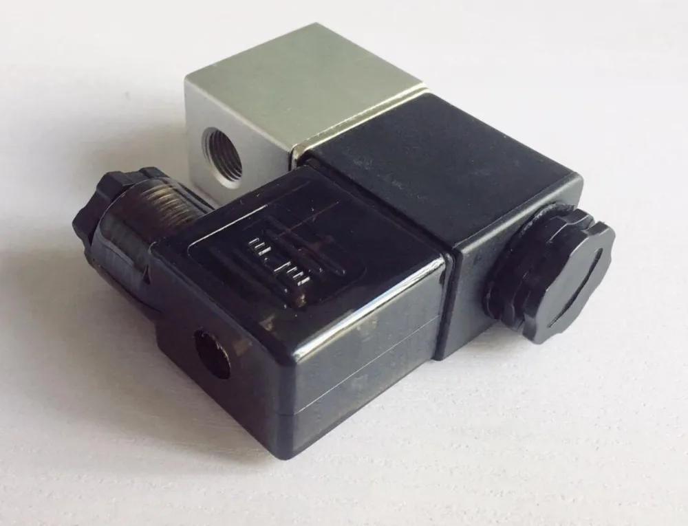 2V025-06 12 V/24 DC 110 V/220 V AC 2 порта 2Pos 1/" BSP нормально закрытый Соленоидный клапан катушки Led