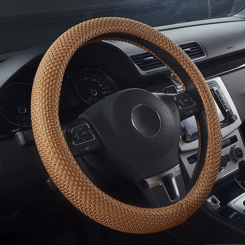 Breathable non-slip fabric car steering wheel cover for Mazda cX-4 2 8 CX-9 RX-8 MX-5 3 6 5 Chrysler 300 styling accessories | Автомобили