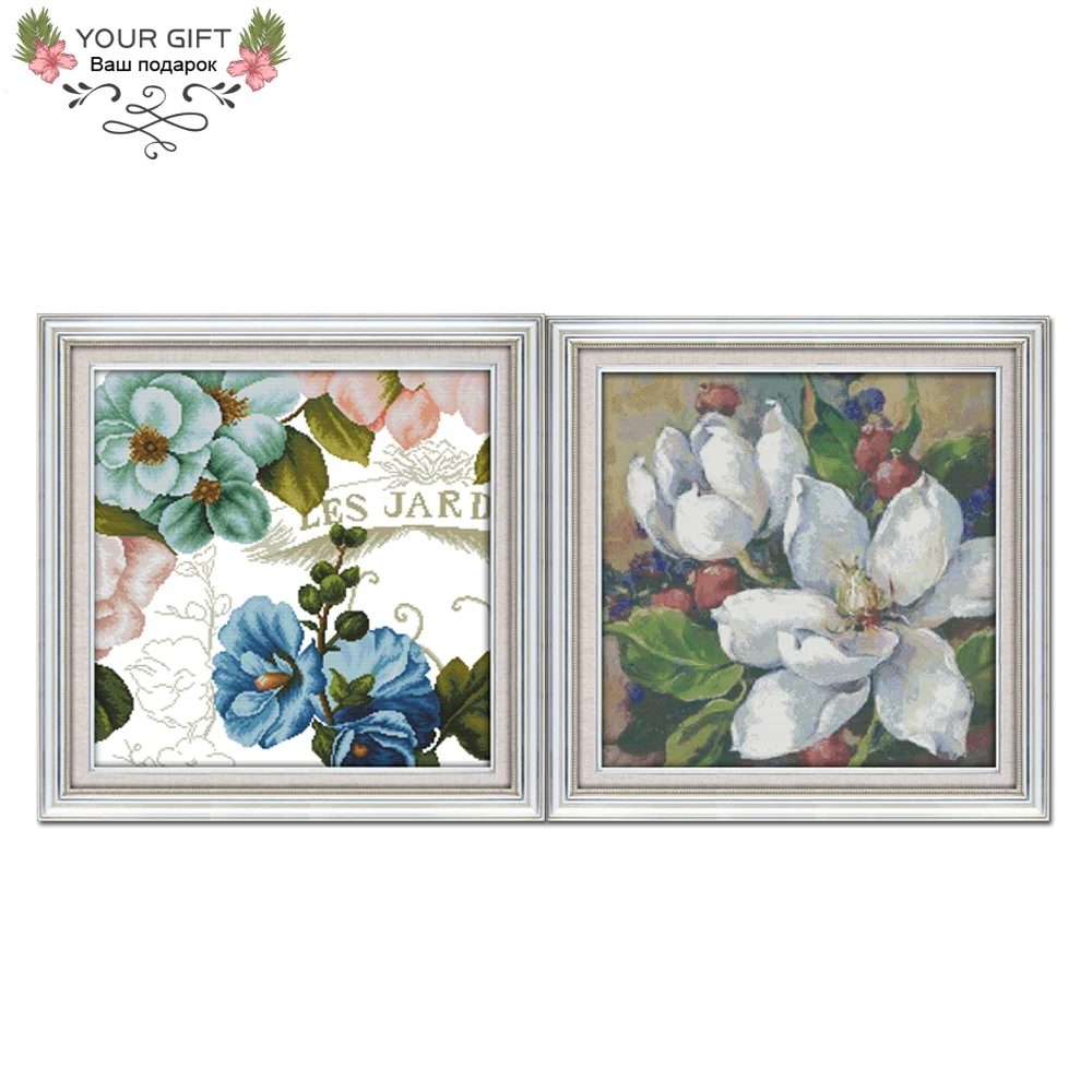 Joy Sunday H680(10)H681 14CT 11CT подсчитанные и отпечатанные украшения для дома Искусственные