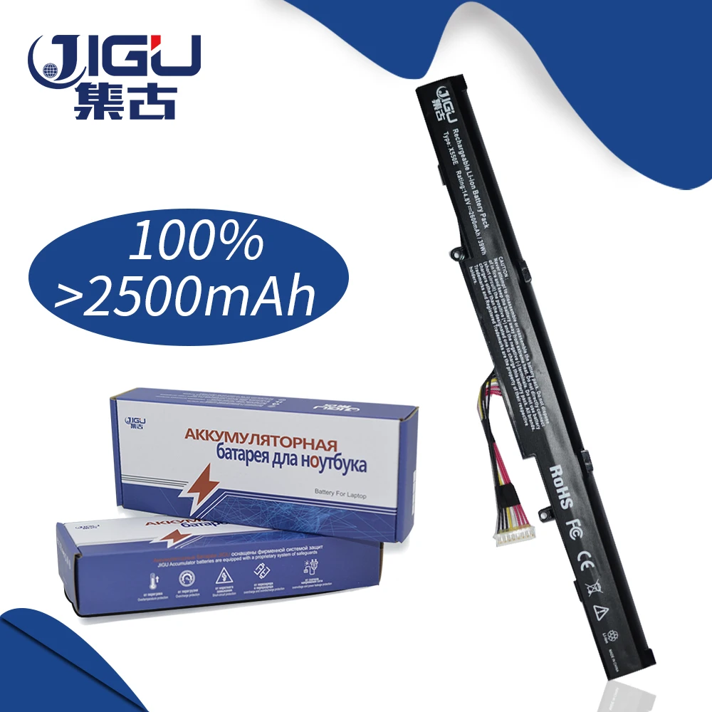 JIGU Новый сайту LaptopBattery A41-X550E A450V для ASUS X450 X550DP X450E X450J F450C X751L K751L X751MD A450E F450E K550E 4