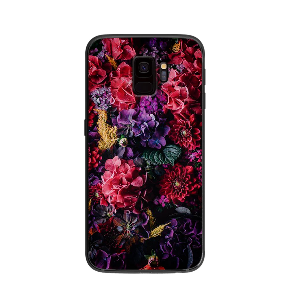 Мягкий чехол для телефона с изображением пиона маргаритки кактуса samsung Galaxy S6 S7 S8 S9