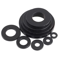 black plastic nylon washer plated flat spacer washer seals gasket ring m2 m2 5 m3 m4 m5 m6 m8 m10 m12 m14 mm16 m18 m20