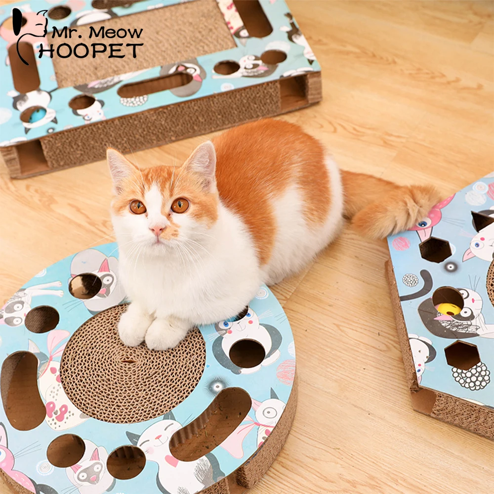 Hoopet кошка игрушка котенок Скребок Доска коврик гофрированный скребок кровать