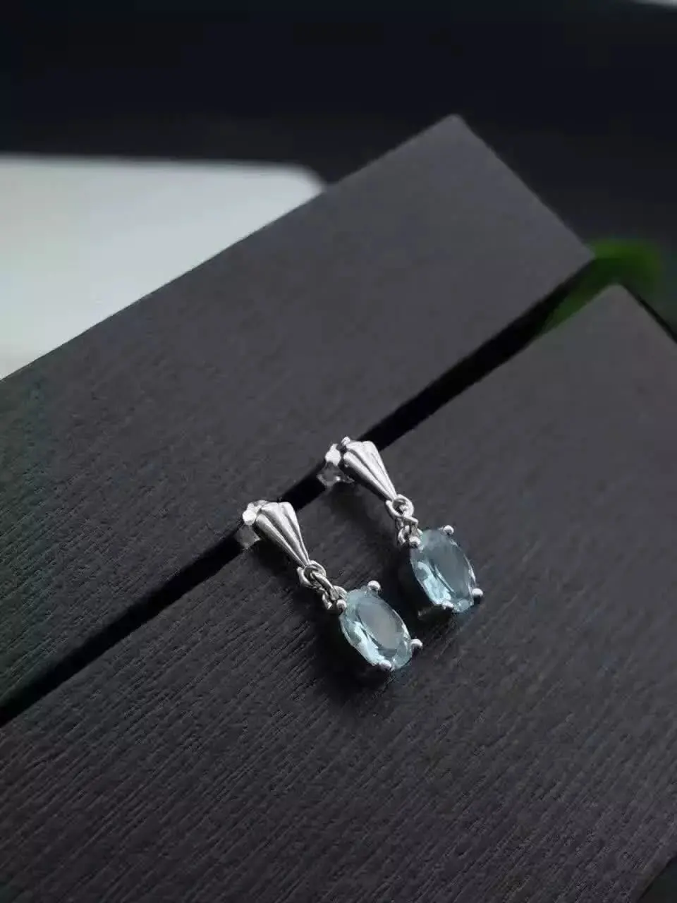 Женские серьги пусеты Fidelity из натурального серебра 925 пробы 4*6 мм|stud earrings|natural