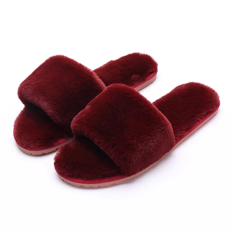 wine red Коралловый флис команда отряд "невеста" фрейлина подарки вечерние поставки по индивидуальному заказу, платье подружки невесты, подарок на свадьбу, шлёпанцы для женщин - Цвет: wine red