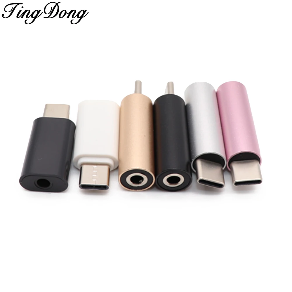 Адаптер для наушников с USB Type C папа на гнездо 3 5 мм мама|Переходники и адаптеры| |