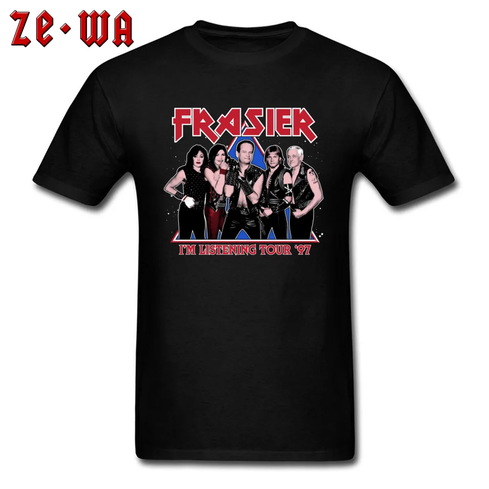 Футболка 90 х ТВ 2019 забавная Мужская футболка FRASIER I LISTENING TOUR 97 Американские