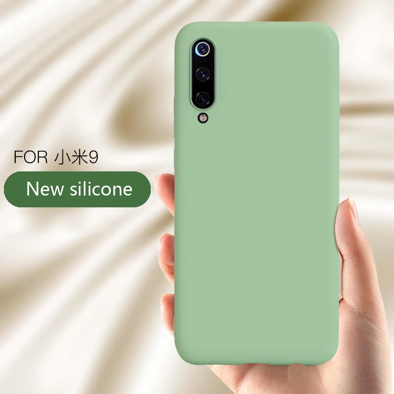 Soft Silicone Phone Case For xiaomi mi 9 8 se 6 6X mix2 mix2s mix3 Cover for mi8 8se plain Cases |