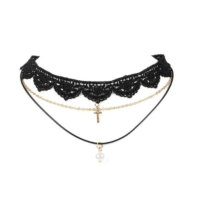 Женское бархатное ожерелье чокер с подвеской в виде звезды и солнца|chokers necklaces for