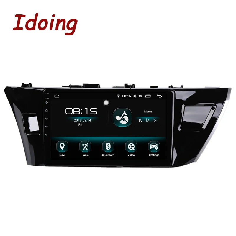 Idoing 10 2 &quot4G + 64G 2.5D 8 Core 1Din автомобильный Радио Android 0 мультимедийный плеер подходит