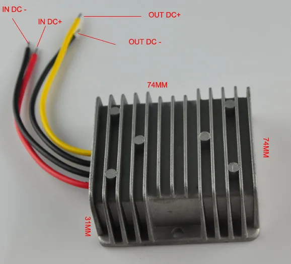 DC-DC Converter 48V(40V-60V) Step Down 36V 8A 288W Module DC Buck Voltage Power Adapter Regulator Waterproof | Обустройство дома