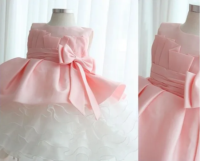 Vestido Платье для новорожденных торжественное платье девочек свадебных торжеств