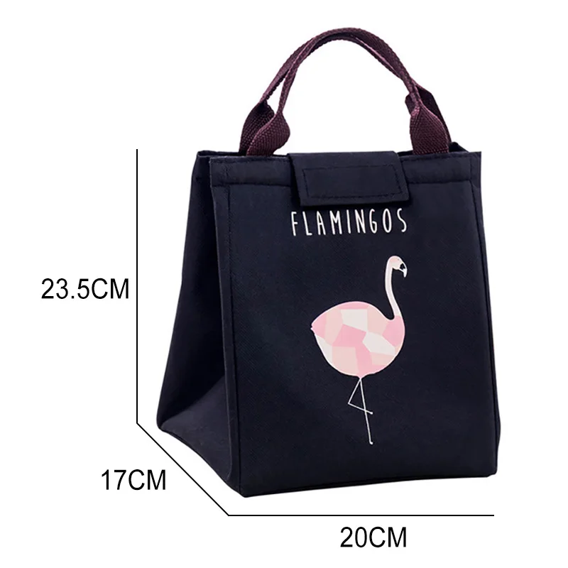 Ланч бокс Большая вместительная сумка для ланча девушек и женщин мультяшная