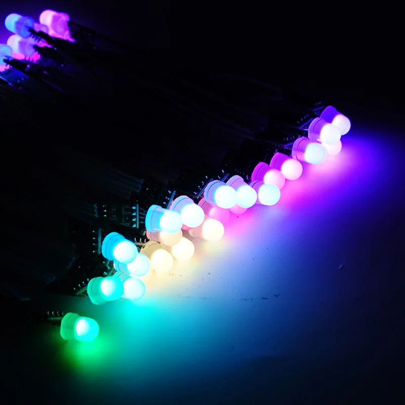 Оптовая продажа 100 шт. WS2811 IC светодиодный пиксельный модульный строка 9 мм DC12v