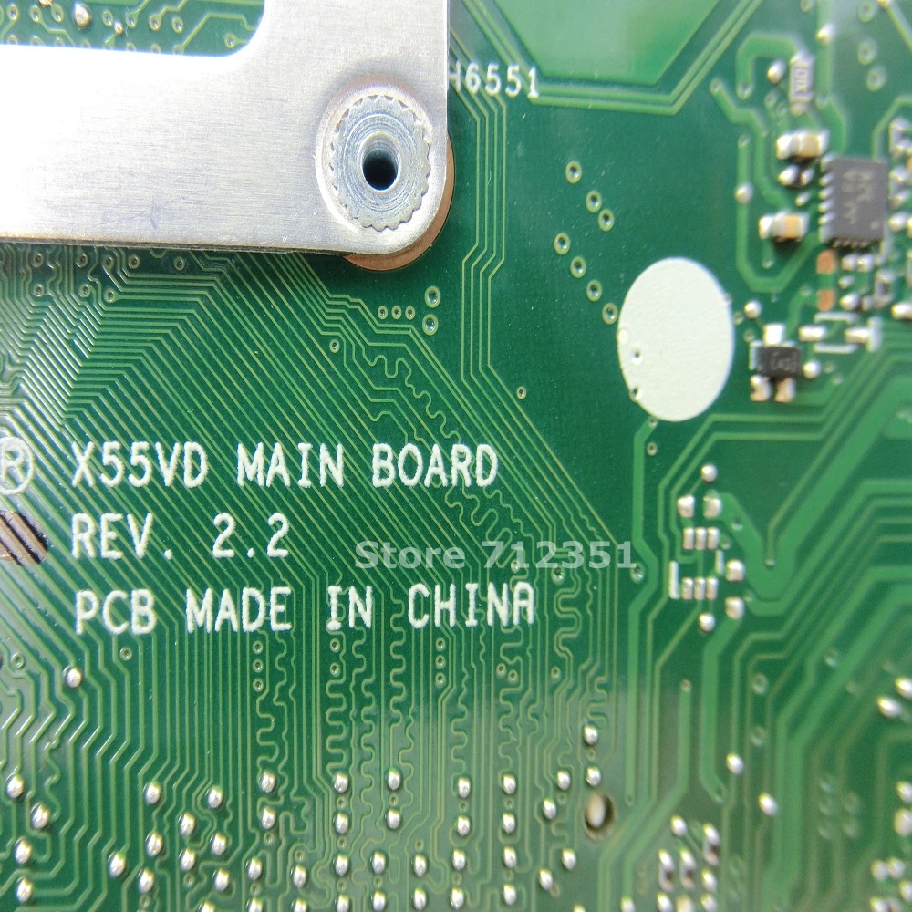 Материнская плата X55VD MB._ 4G/ AS GeForce GT610M 4 Гб RAM REV 2 для ASUS X55V X55C материнская ноутбука