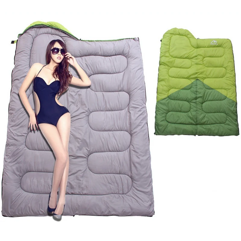 Сверхлегкий Открытый Отдых взрослых спальный мешок водостойкий теплый складная
