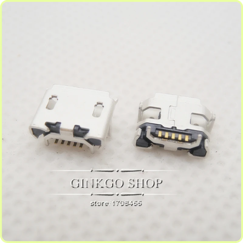 1000 шт./лот бесплатная доставка micro 5p Pin USB разъем 4 фута DIP маленький Ox рожок четыре