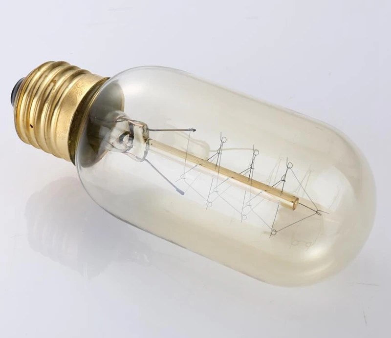 Ретро лампы Эдисона, лампа накаливания, винтажный светильник s 60W 220 V, ретро светильник Эдисона, художественное украшение ST64, лампа E27, цена
