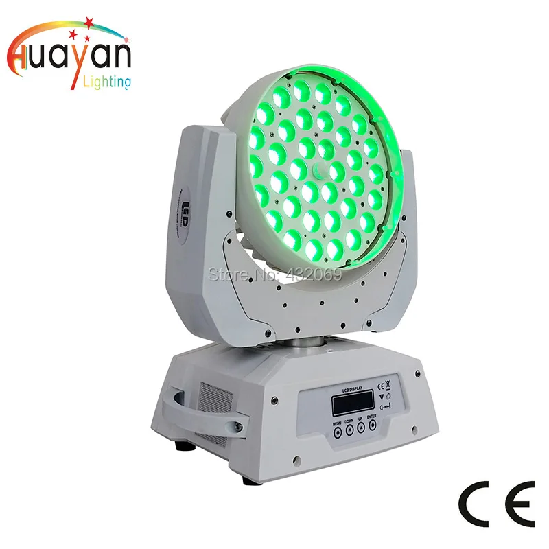 Светодиодная лампа с 3 кольцами 36*18 Вт rgbwa + uv 6 в 1|light up rave shirts|product funnyproduct lighting kit |
