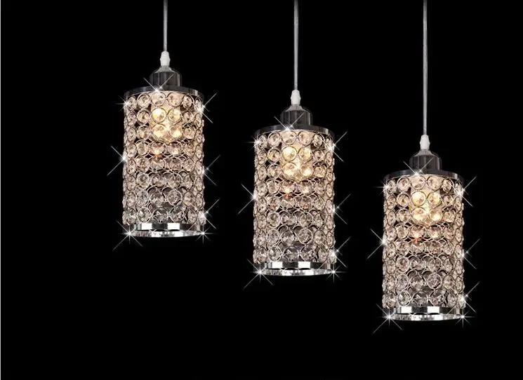 Новый современный светодиодный хрустальный светильник подвесной люстра бар