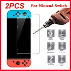 2 шт. закаленное стекло для защиты экрана Nintendo Switch 9H ультратонкая Взрывозащищенная защитная пленка для стекла Nintendo Switch