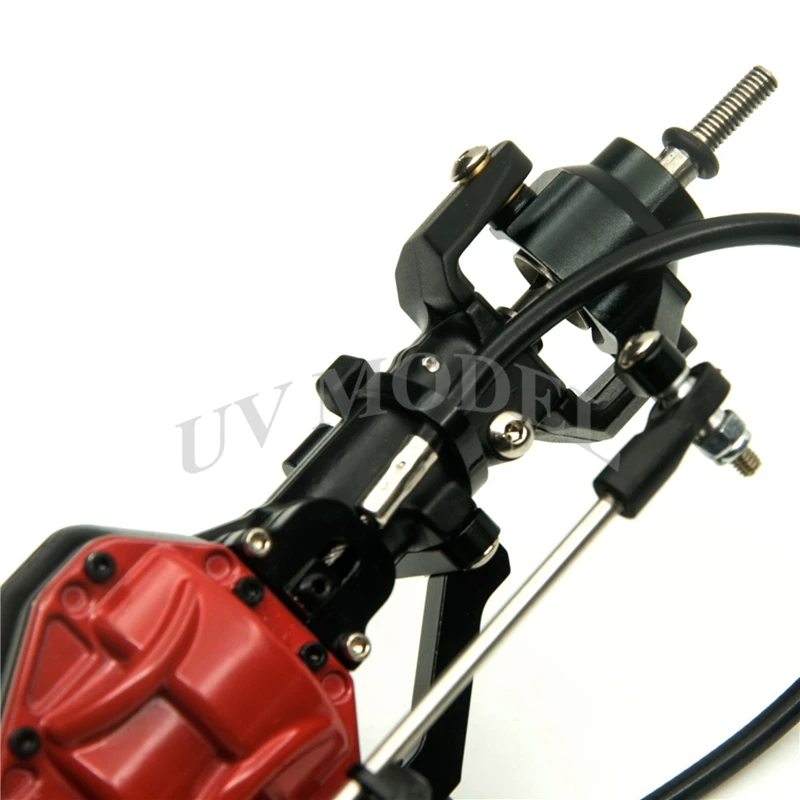 1:10 RC Car Parts Front Axle With Lock High Quality Alloy Red For Crawler AXIAL SCX10 CC01 F350 | Игрушки и хобби