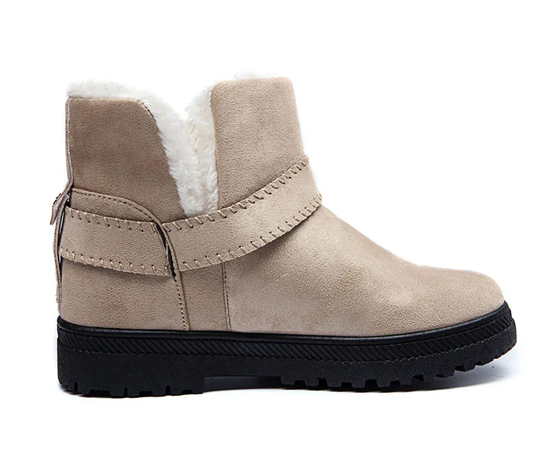 Bota Feminina/женские зимние ботинки; женские ботильоны для женщин; зимняя обувь; женские зимние ботинки; Цвет Черный; botas mujer; большие размеры 35-44 ботинки женские обувь женская женская зимняя обувь