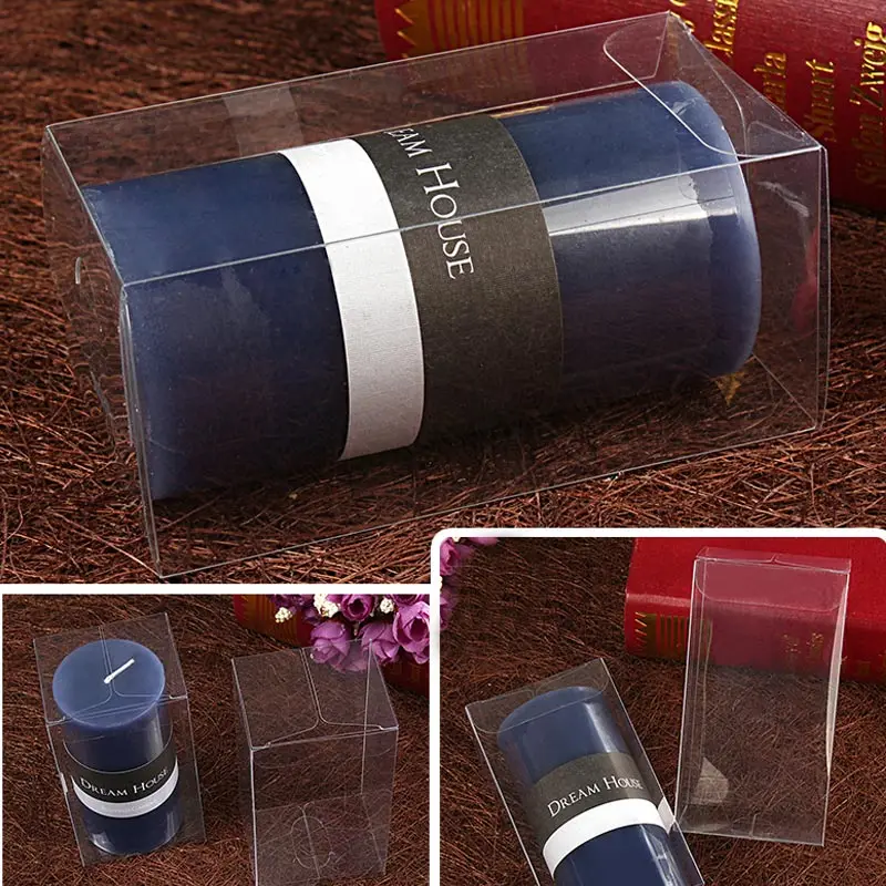 200pcs 6x7x10 Jewelry Gift Box Clear Boxes Plastic Box Transparent Storage Pvc Box Packaging Display Pvc Boxen For Wed/christmas