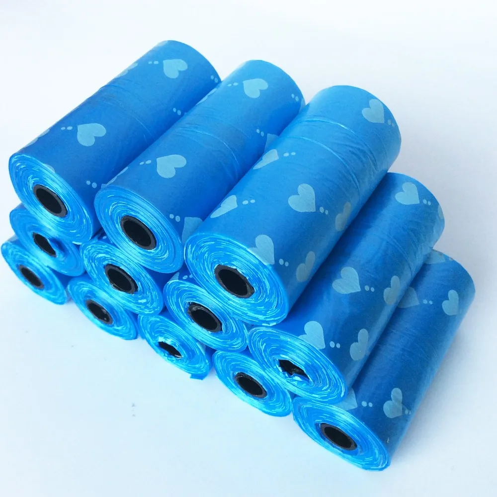 Сумка для собак с принтом в виде сердечек и лап пластиковые пакеты очистки