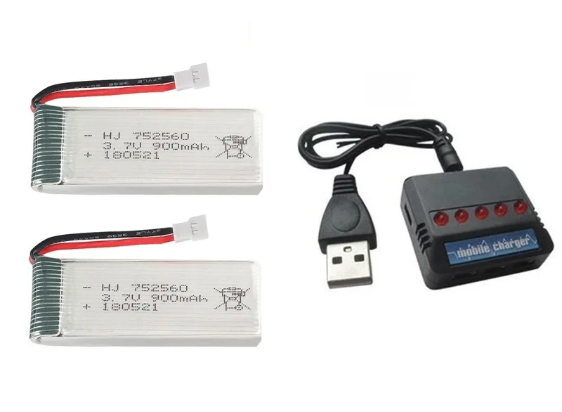 White 900mah 3,7 V lipo зарядное устройство для Syma X5 X5C X5SC X5SW 8807 8807W A6 A6W M68 Rc Quadcopter запасные части Аксессуары Rc дроны - Цвет: White