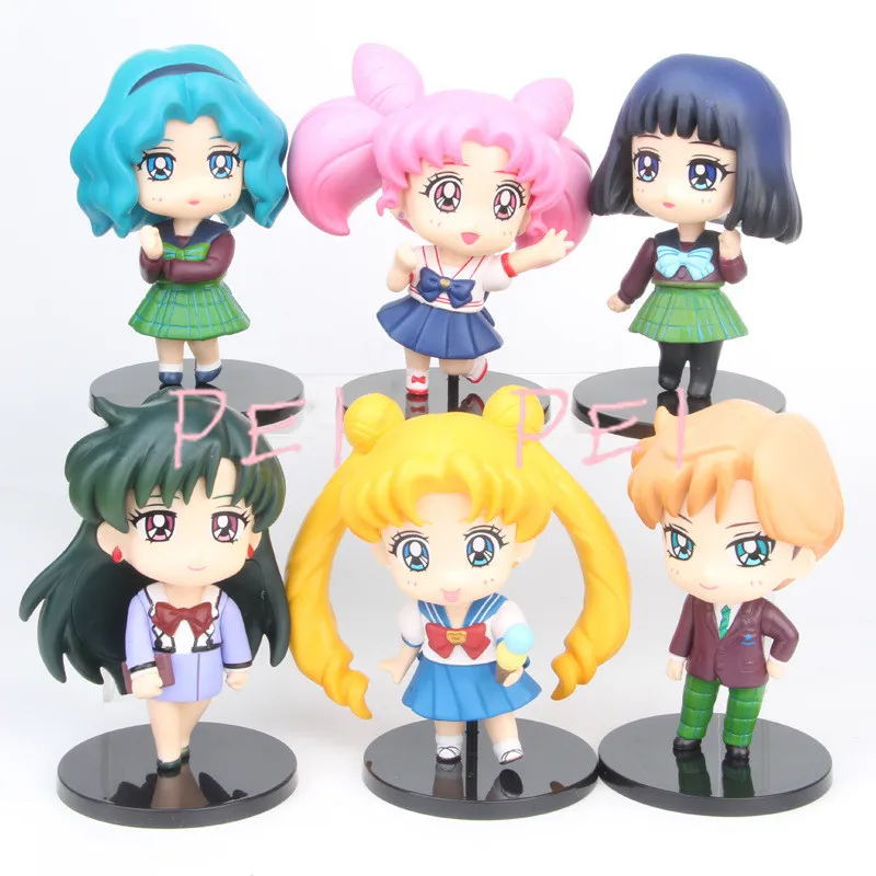 Экшн-фигурка из ПВХ игрушка в виде сердца и Вселенной Матросская луна Tsukino Usagi Chiba