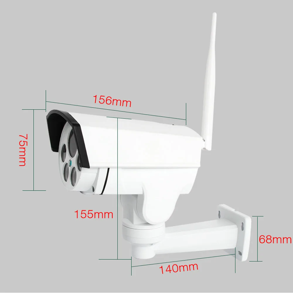 HD 1080P 3G 4G sim-карта камера Wifi наружная PTZ Bullet камера беспроводная IR 50M 5X Zoom автоматическая фокусировка CCTV Wi-Fi IP камера