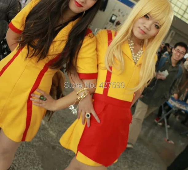 Горячее ТВ шоу 2 сломанных девушек фотосессия костюм для косплея|cosplay costume|uniform
