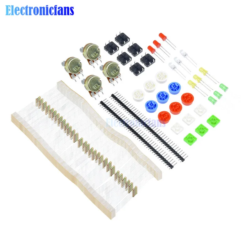 Аксессуары для ARDUINO компонентные резисторы кнопка переключения|kit for arduino|electronic