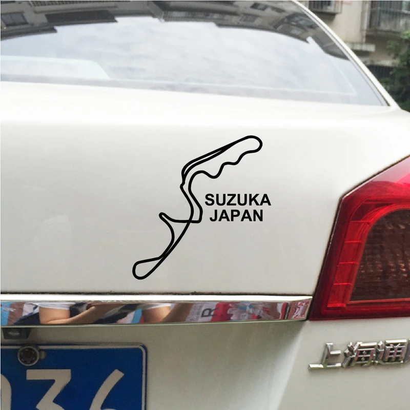 SUZUKA Япония стикеры GP DIY гоночная схема автомобиля трек виниловые художественные наклейки декор