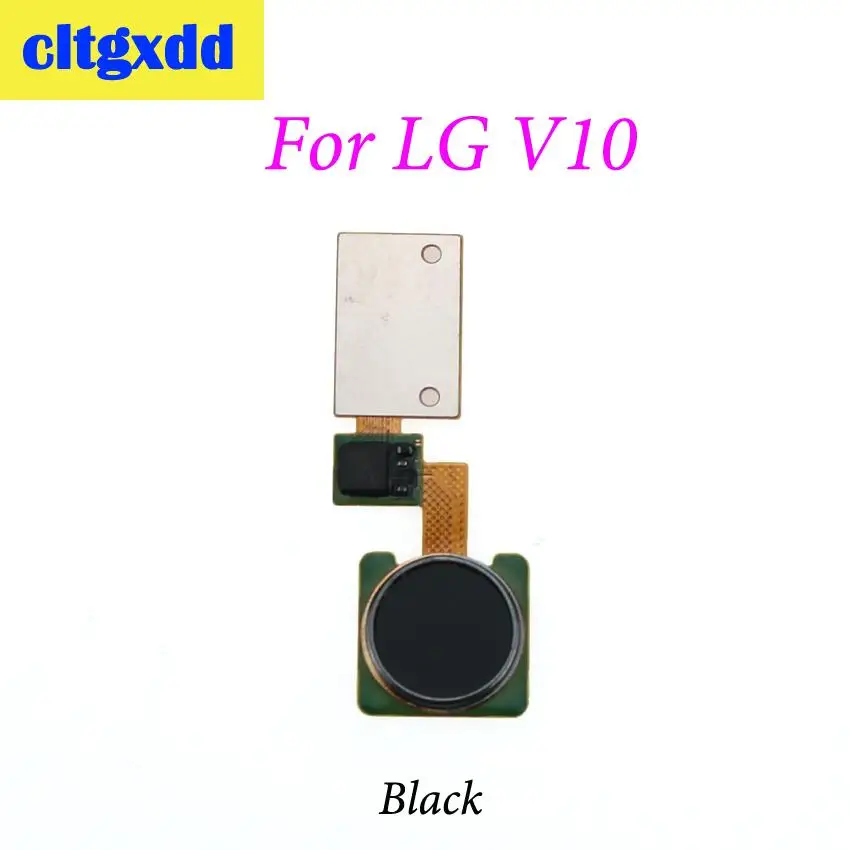 For V10 Black Cltgxdd Главная Кнопка отпечатков пальцев Сенсор Гибкий Силовой кабель лента Основной ВОЗВРАТ в меню Кнопка для LG V10 V20 V30 V40 - Цвет: For V10 Black