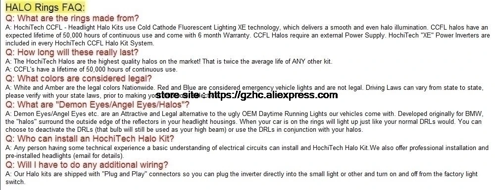HochiTech для Hyundai терракан 2001-2007 ультра яркий дневной свет DRL CCFL ангельские глазки демон глаза комплект Теплый Белый Halo Кольцо