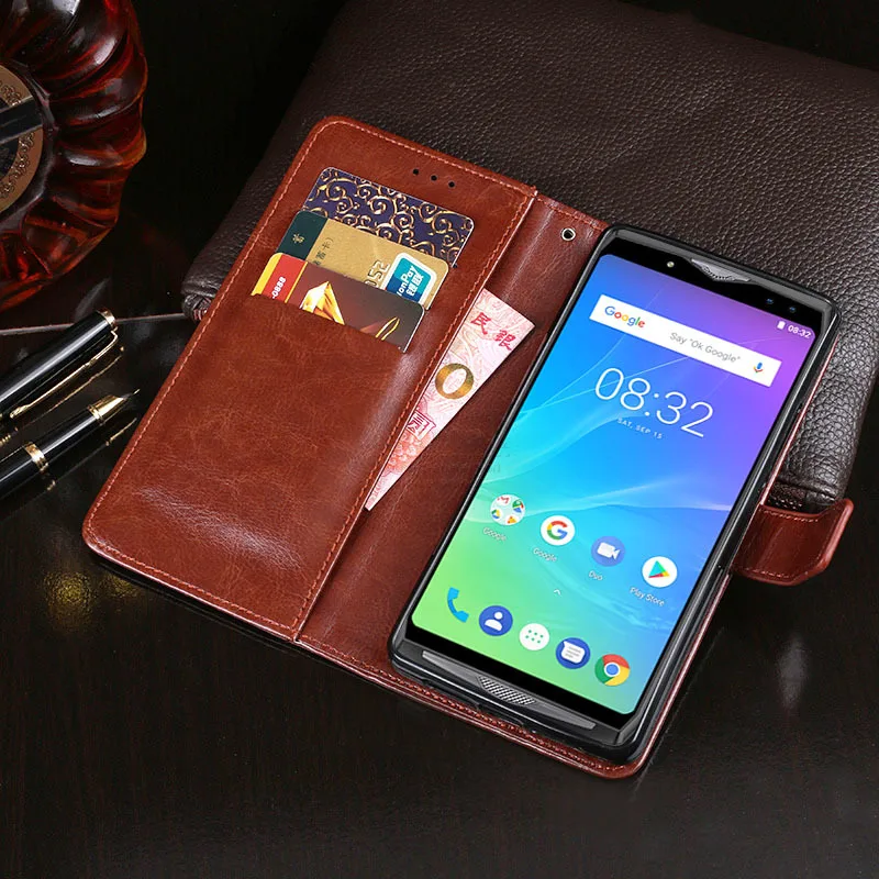Роскошный бизнес-стиль винтажный PU кожаный флип-чехол для Ulefone power 3 3S 5 Чехол