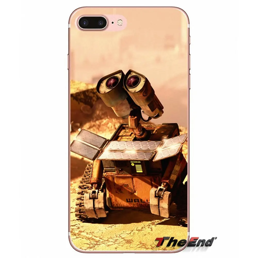 Для HTC One M7 M8 A9 M9 M10 E9 Plus Desire 630 530 626 628 816 820 Motorola G G2 G3 Wall-E Robot Wall E Movie Clear TPU чехол |