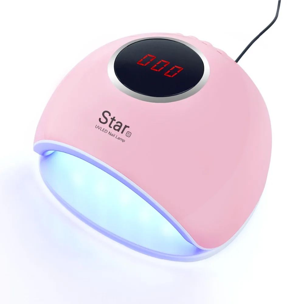 Star 5 UV LED Lamp For Nails Dryer Sun Light Manicure 72W Smart LCD Display All Gel Nail Polish Art Tools | Красота и здоровье
