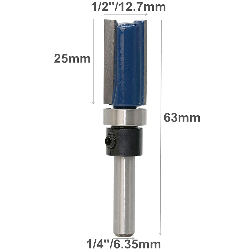 Фрезерный станок для обработки древесины 1 шт. фреза с хвостовиком 1/4''| |