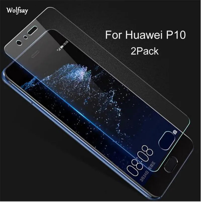 2 шт. Защитное стекло для экрана для huawei P10, закаленное стекло для huawei P10, стеклянная пленка для телефона huawei P 10, защита от царапин