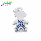 Материалы для изготовления ювелирных изделий Juya, фигурки сделай сам под золото, разъемы для шармов, аксессуары для модных браслетов, серег